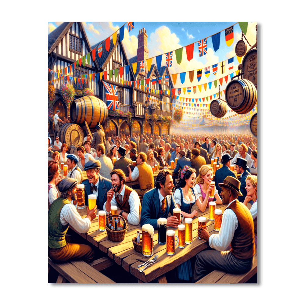 The Great British Beer Festival Number Painting