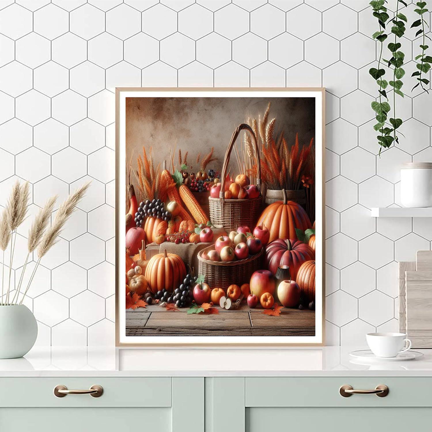 Bountiful Harvest Bounty Paint By Numbers Kits