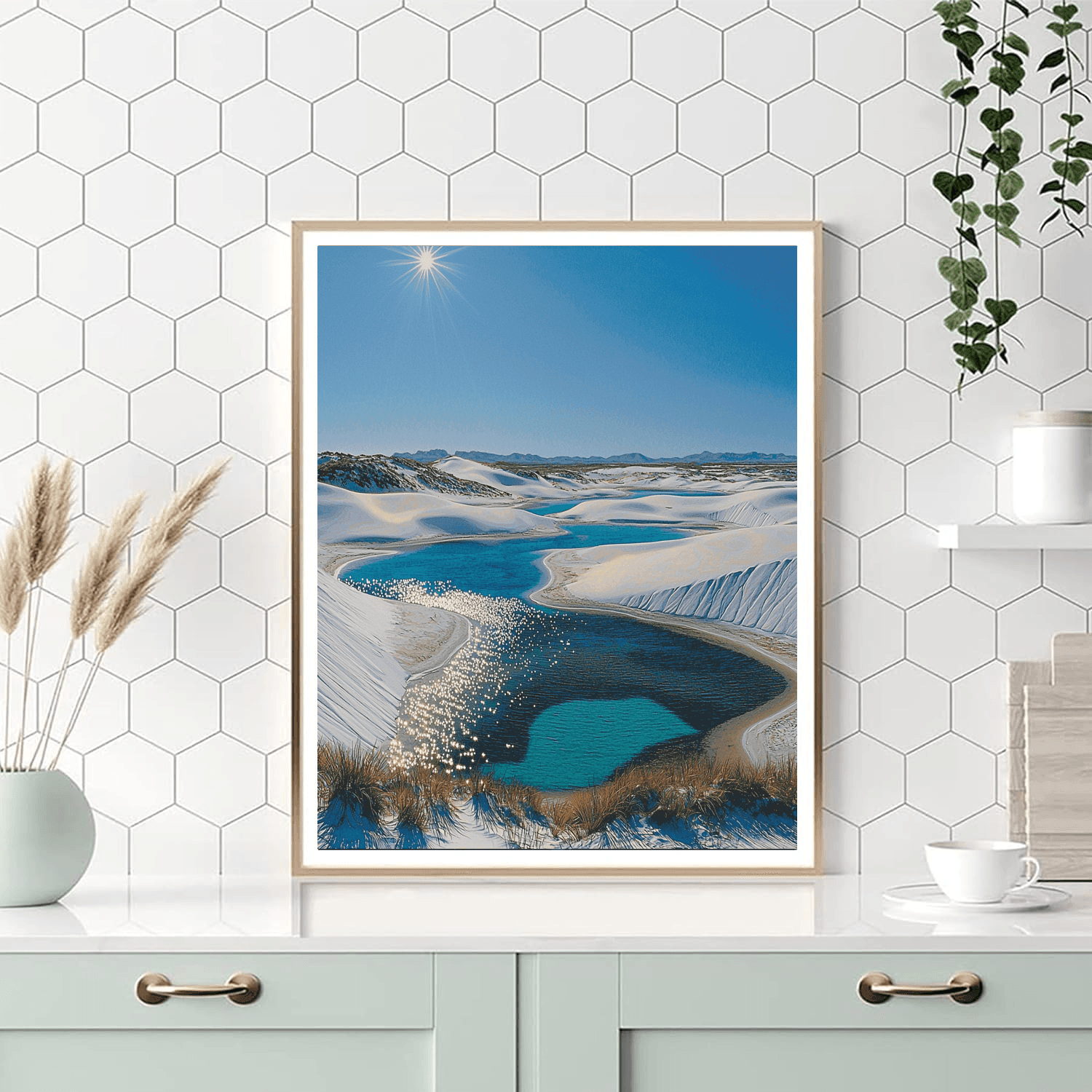 Lençóis Maranhenses National Park DIY Paint By Numbers