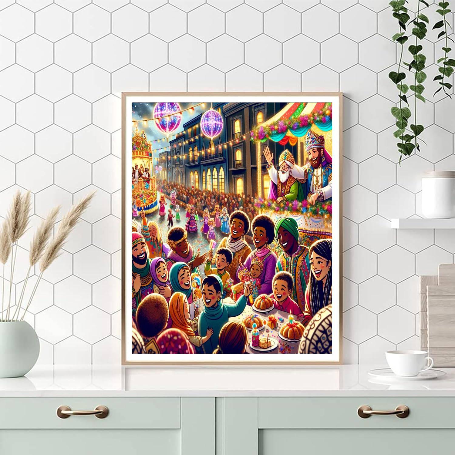 Día De Los Reyes Magos Paint By Numbers Art