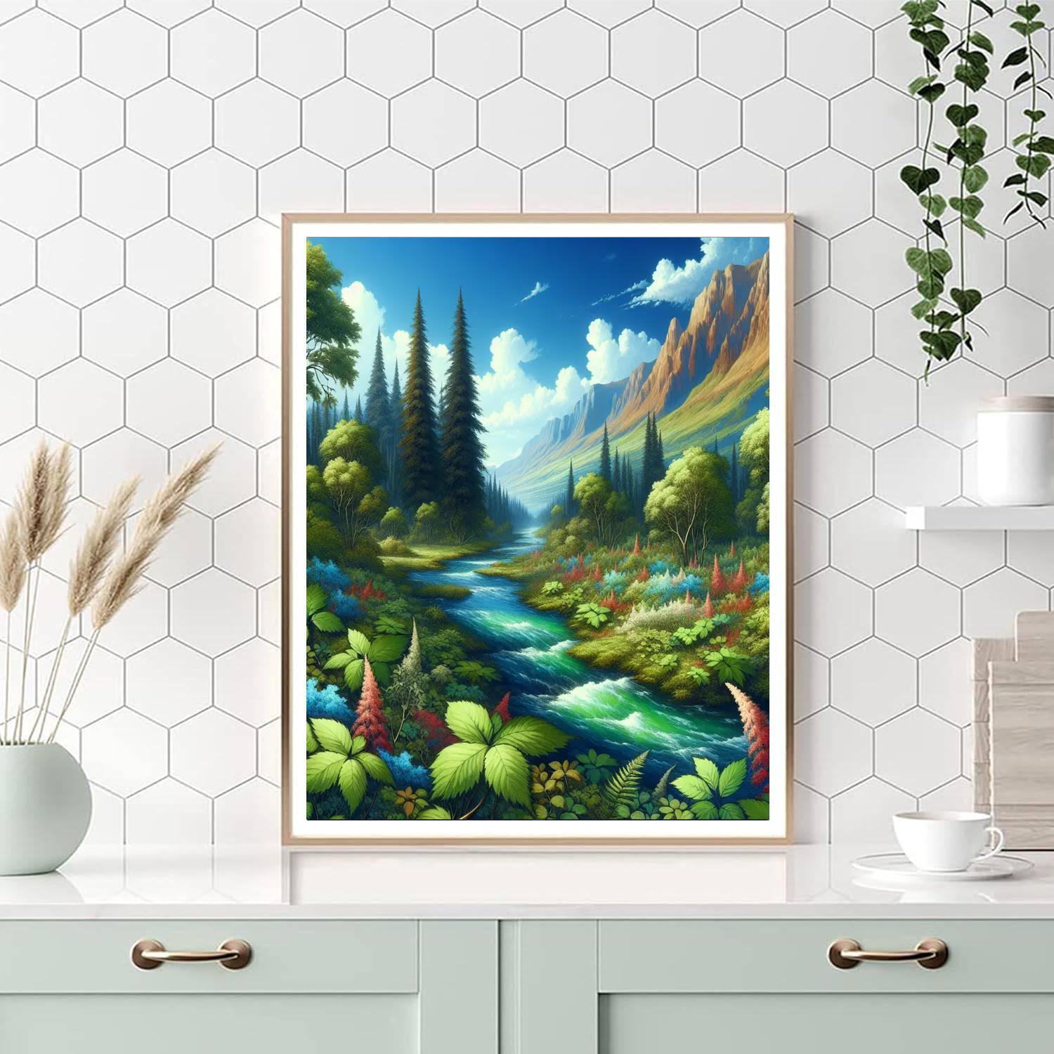 Exploration Of Nature Painting By Numbers Kit