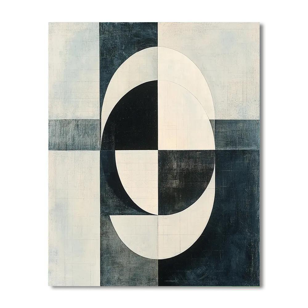 Kazimir Malevich Inspired Structural Serenity  Paint By Numbers