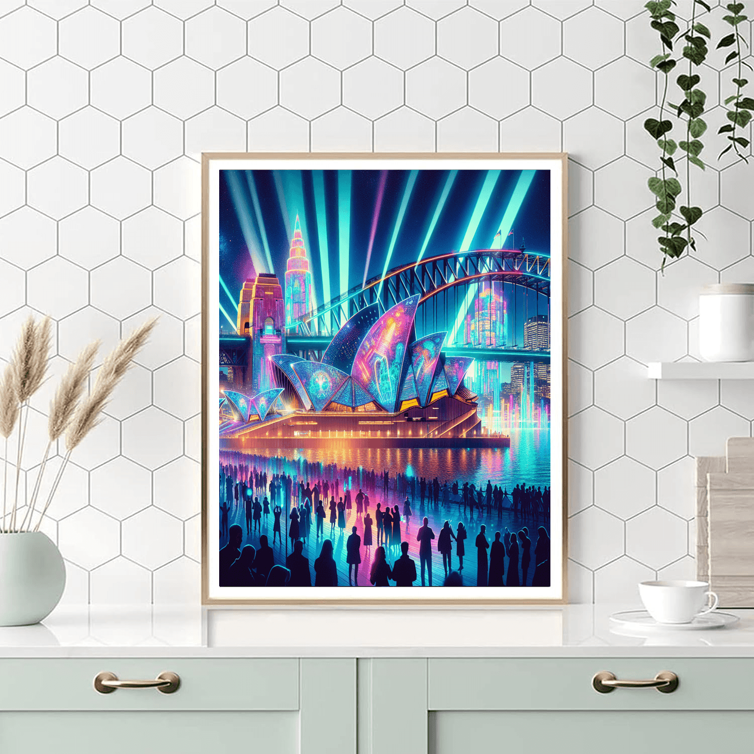 Vivid Sydney Festival - Australia Number Painting