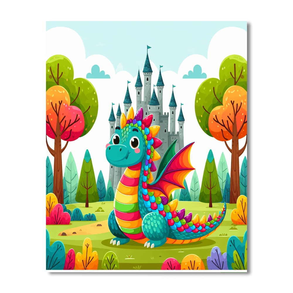 Mystical Creatures: Dragon's Domain Paint By Numbers Kits
