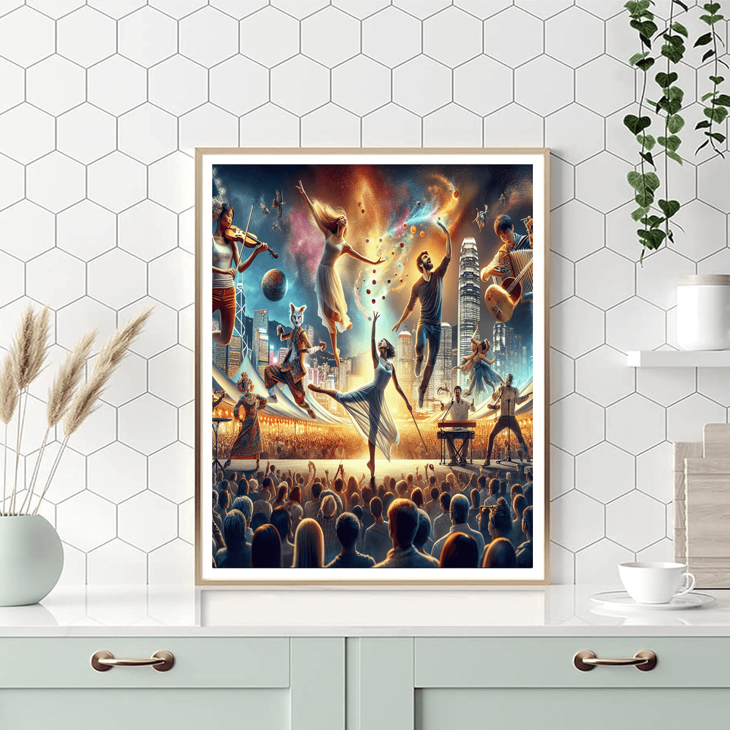 Hong Kong Arts Festival - Hong Kong Paint By Numbers Art