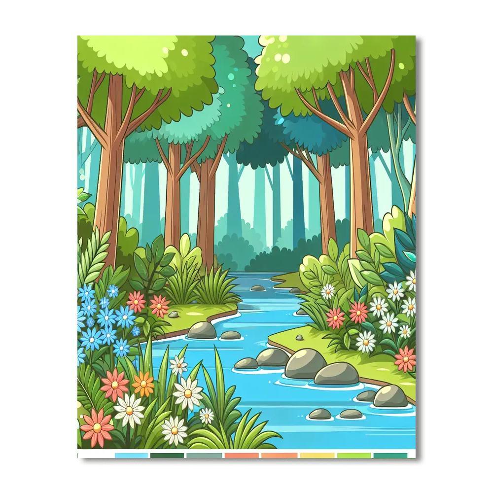 Nature's Treasure Paint By Numbers Art