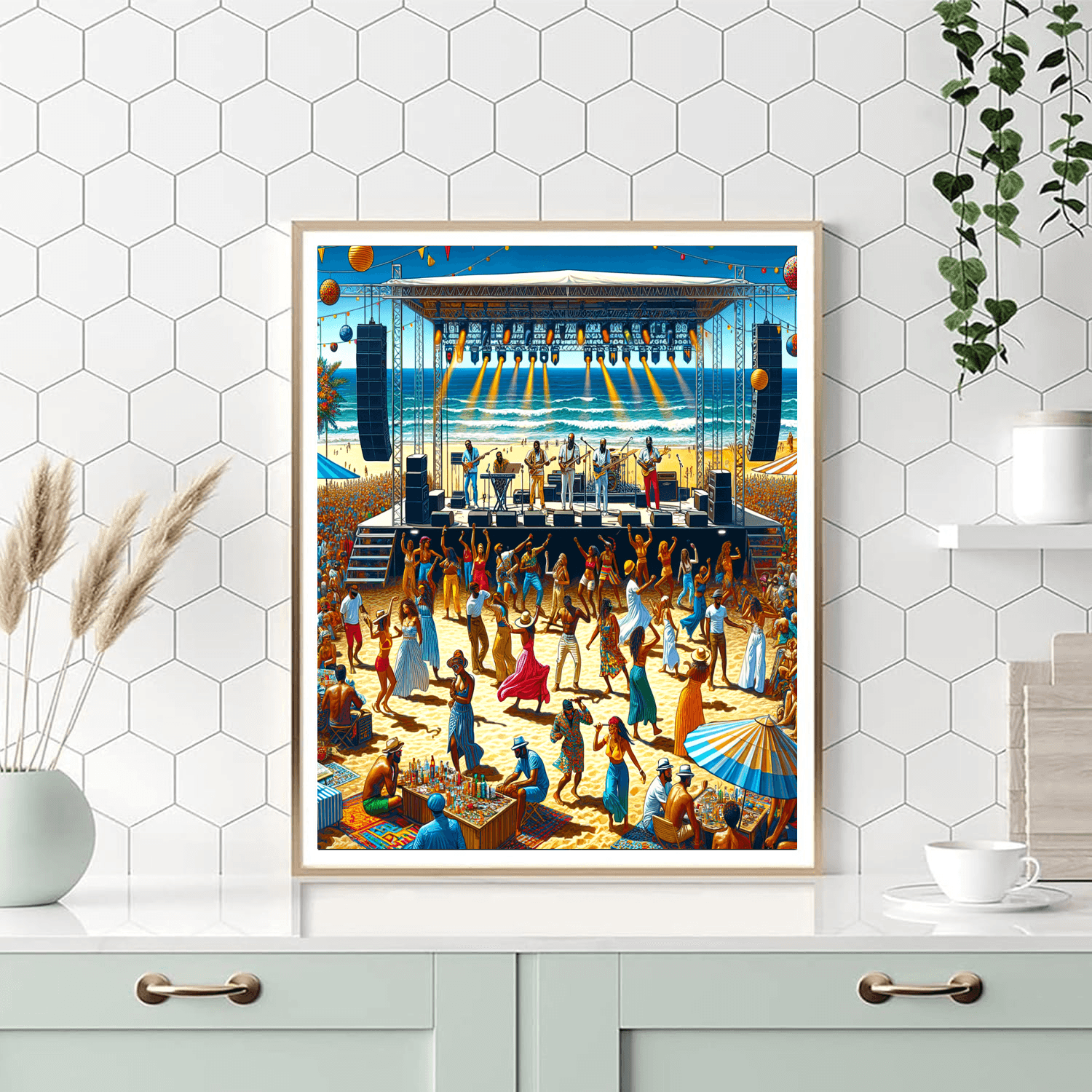 Benicassim Festival Painting By Numbers Kit