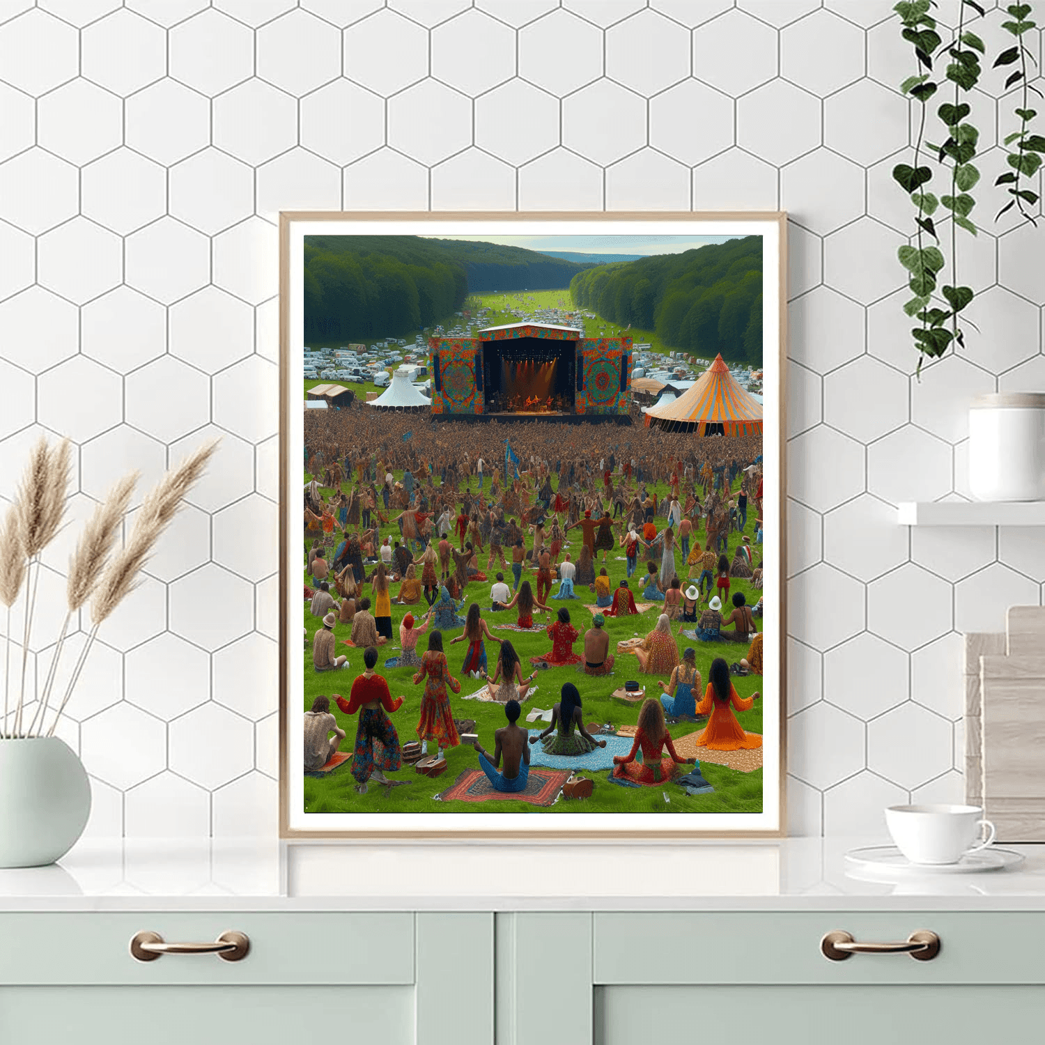 Woodstock Festival - United States Paint By Color