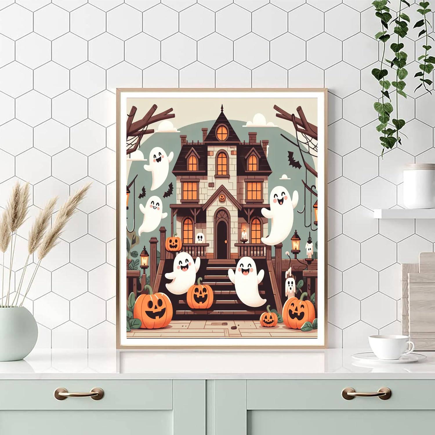 Friendly Ghost Games Paint By Numbers Art