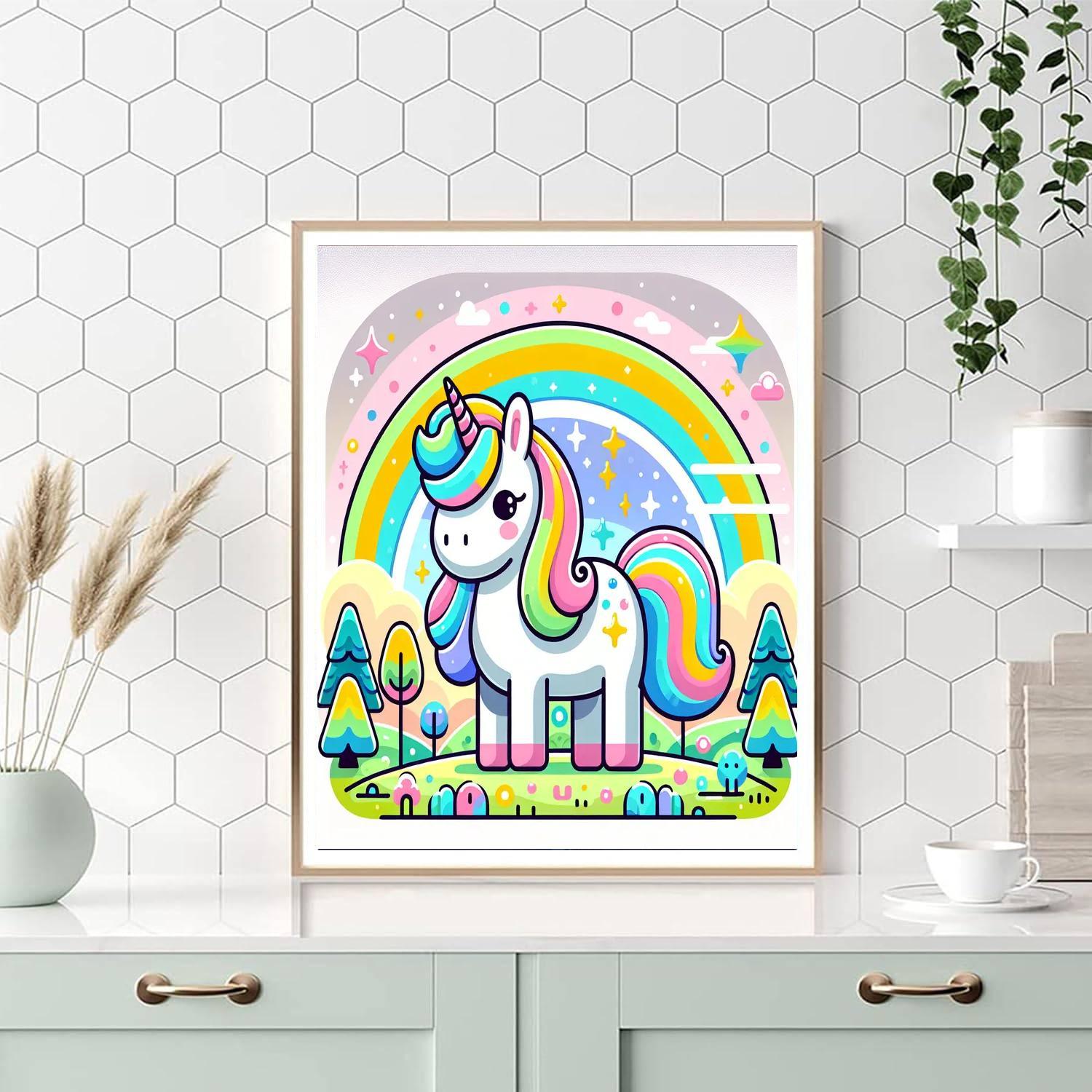 Gentle Unicorn Paint By Numbers Kits