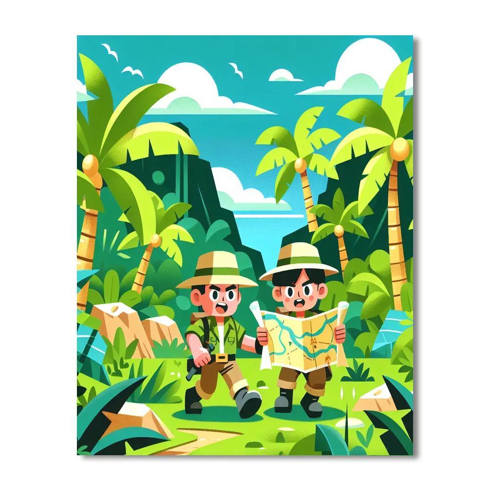 Treasure Hunters DIY Paint By Numbers