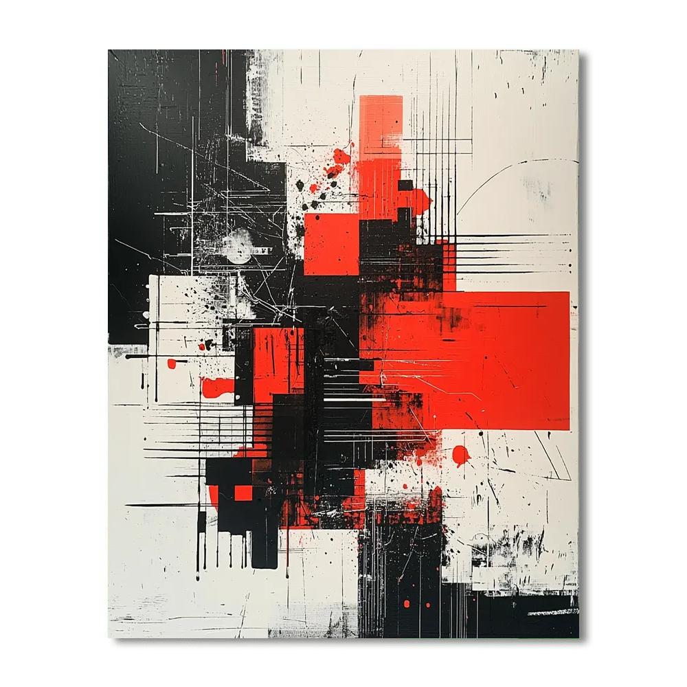 Banksy Inspired Lost Connections  DIY Paint By Numbers