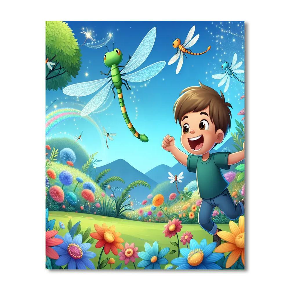 Dragonfly Garden Adventure Paint By Numbers Kits