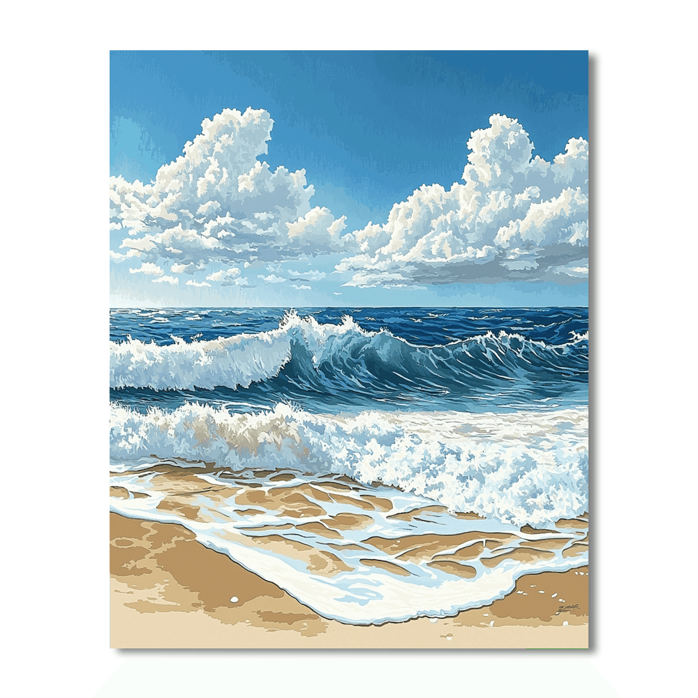 Winslow Homer Inspired Seaside Escape  Paint By Numbers Art