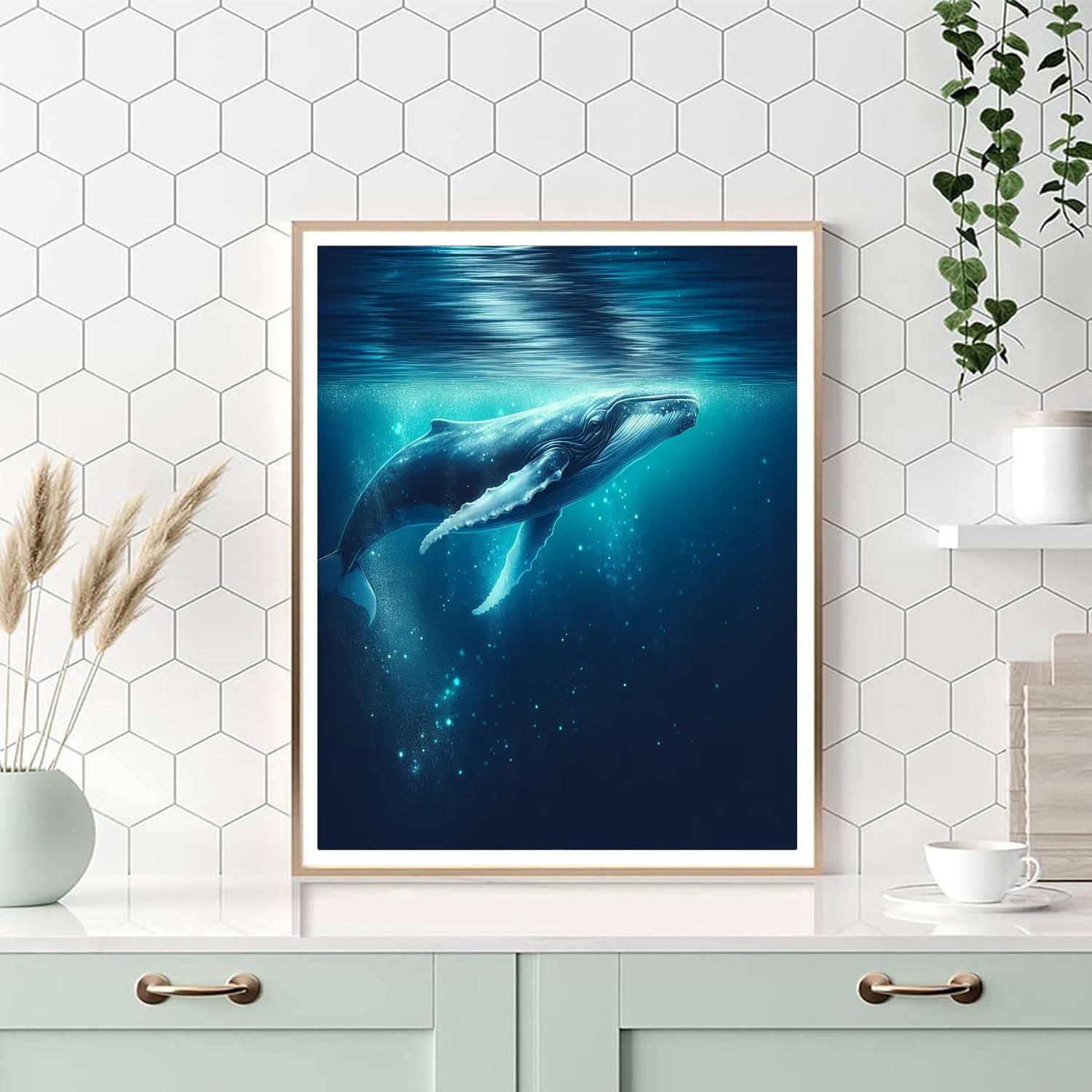 Whale's Deep Sea Symphony Paint By Color