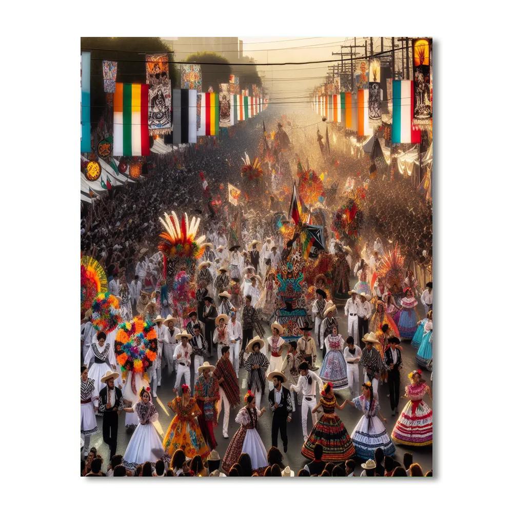 Dia De La Raza DIY Paint By Numbers