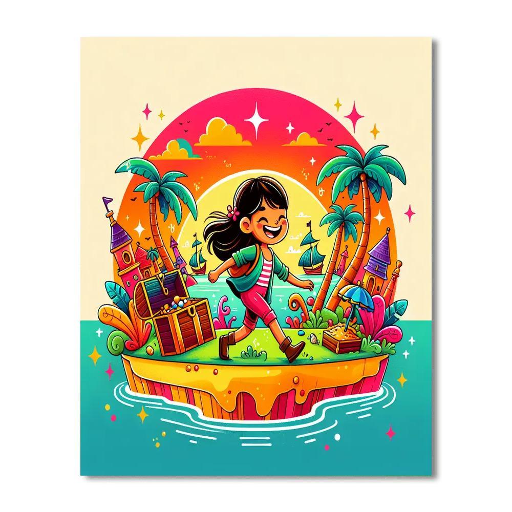 Mystic Island Adventure Paint By Numbers Kits