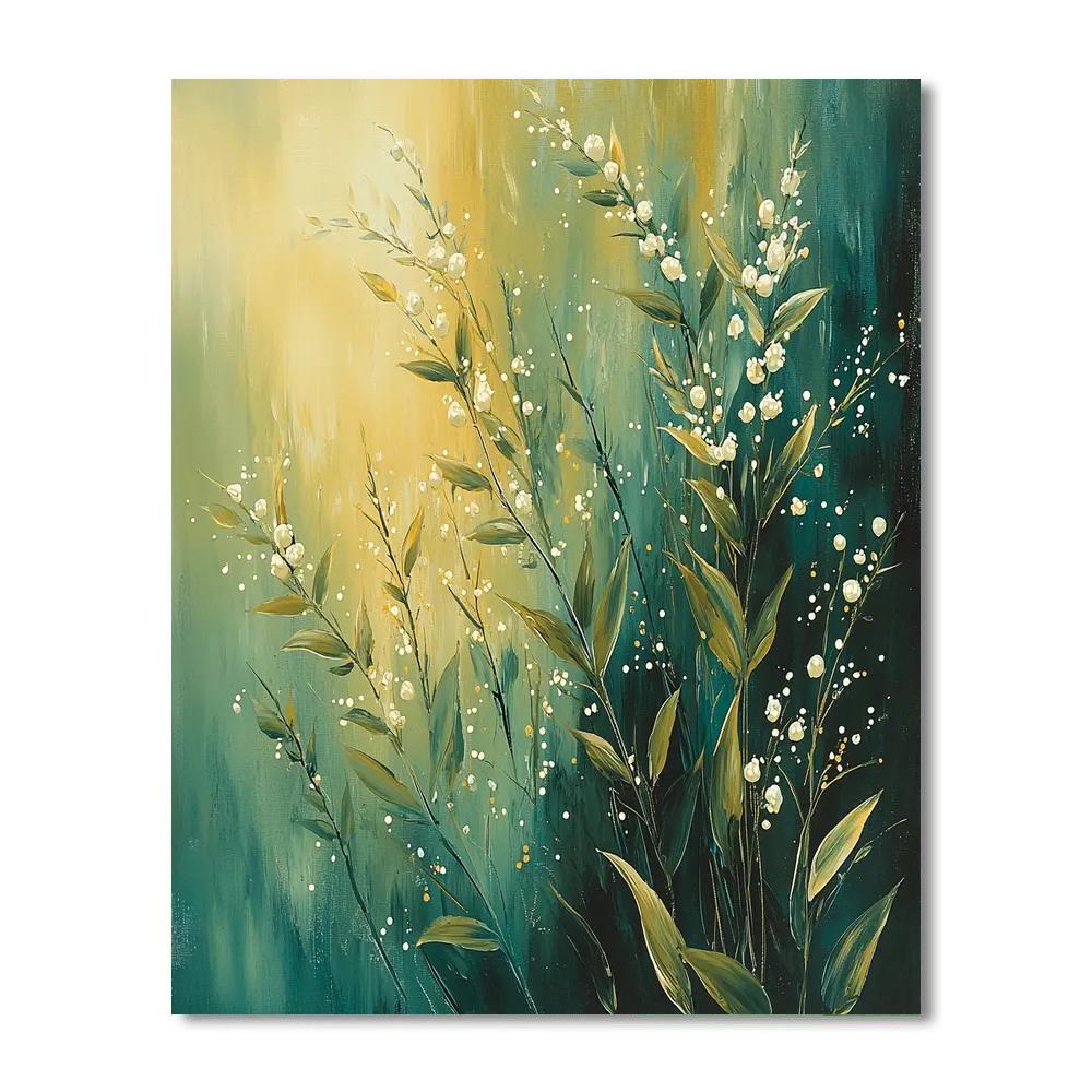 Dewdrop Reverie Number Painting