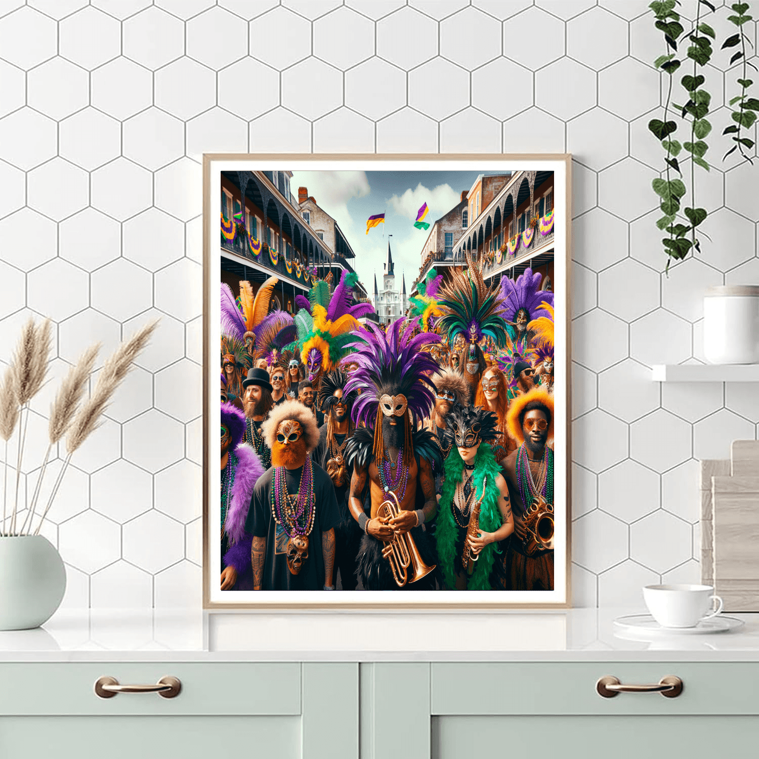 Mardi Gras - New Orleans, Usa Number Painting