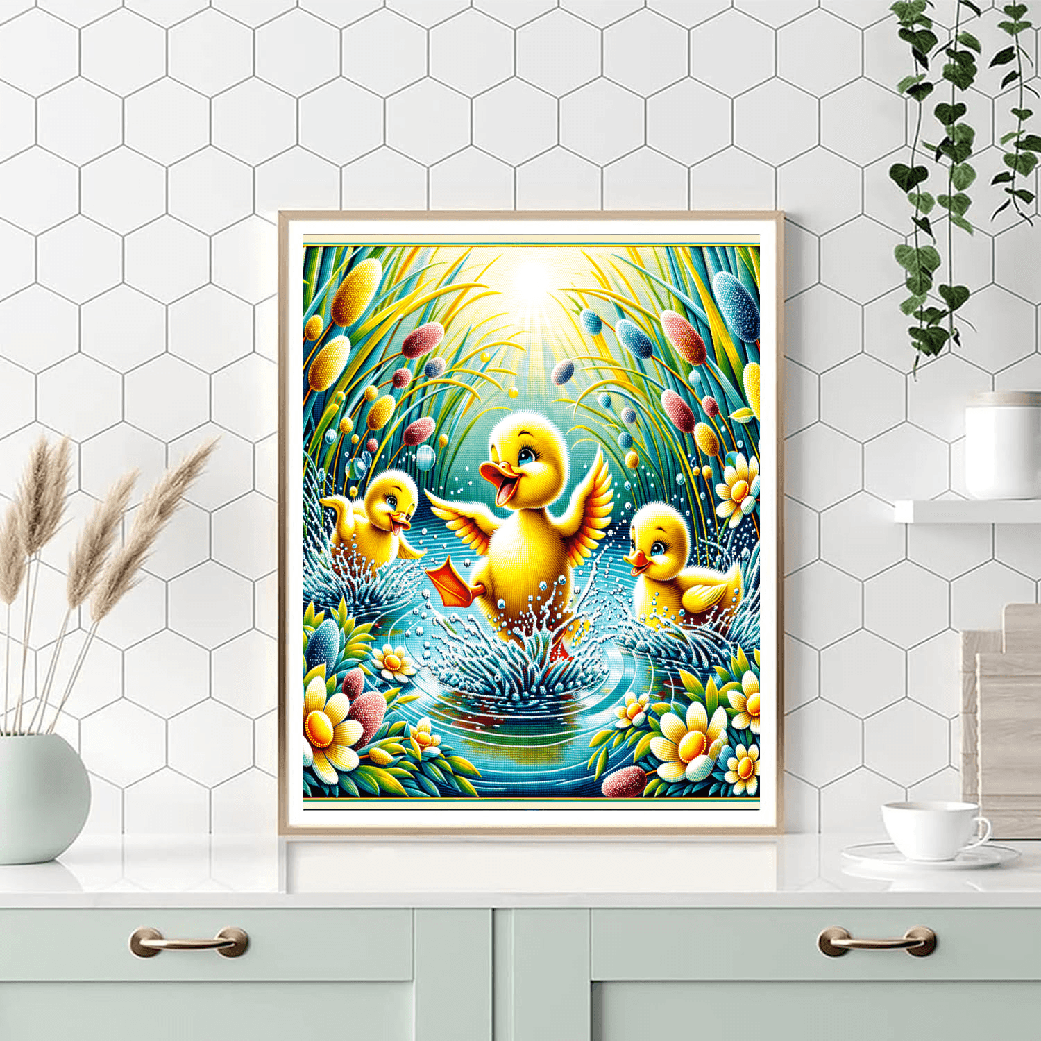 Duck Delight Paint By Numbers Art