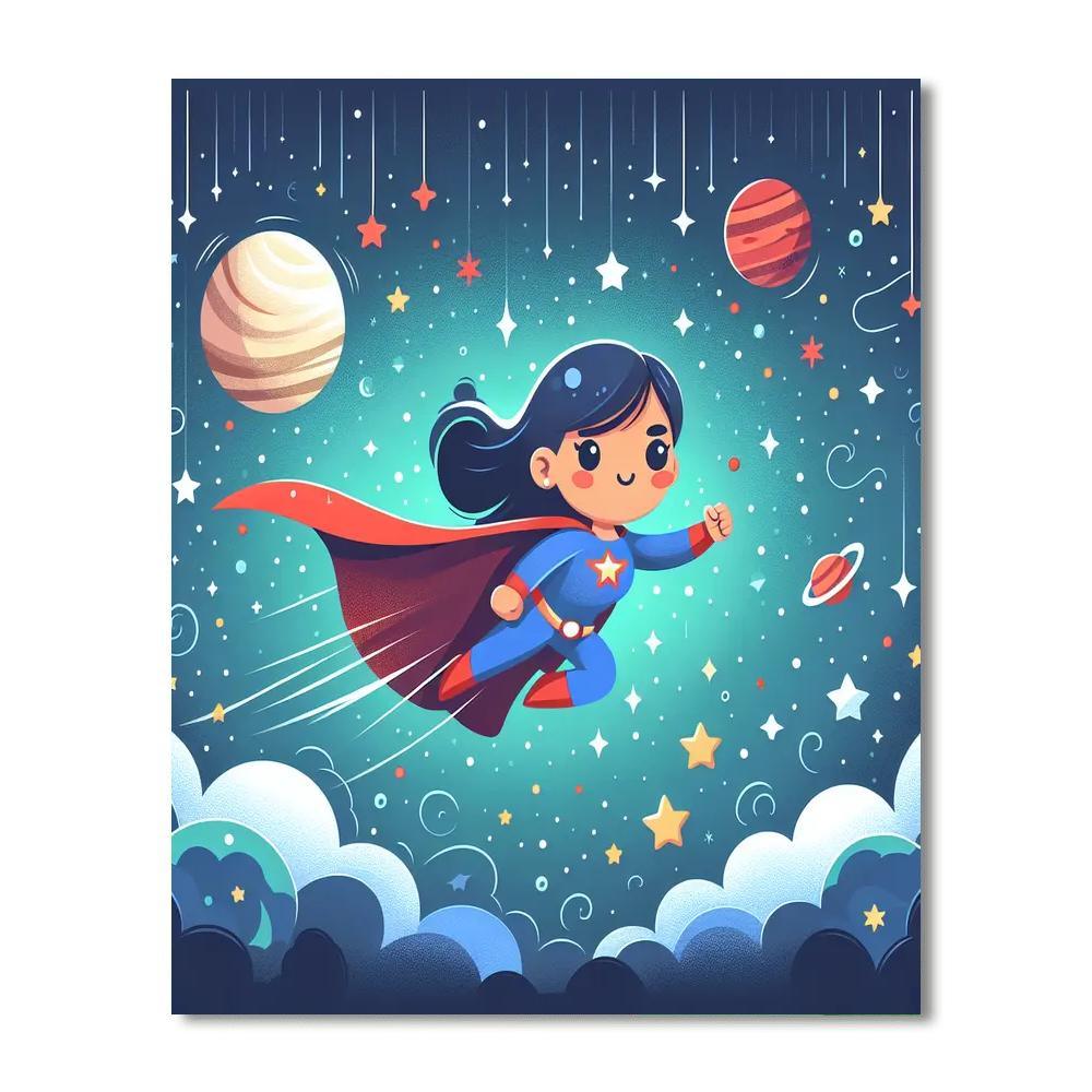 Superhero Mission Quest Paint By Number