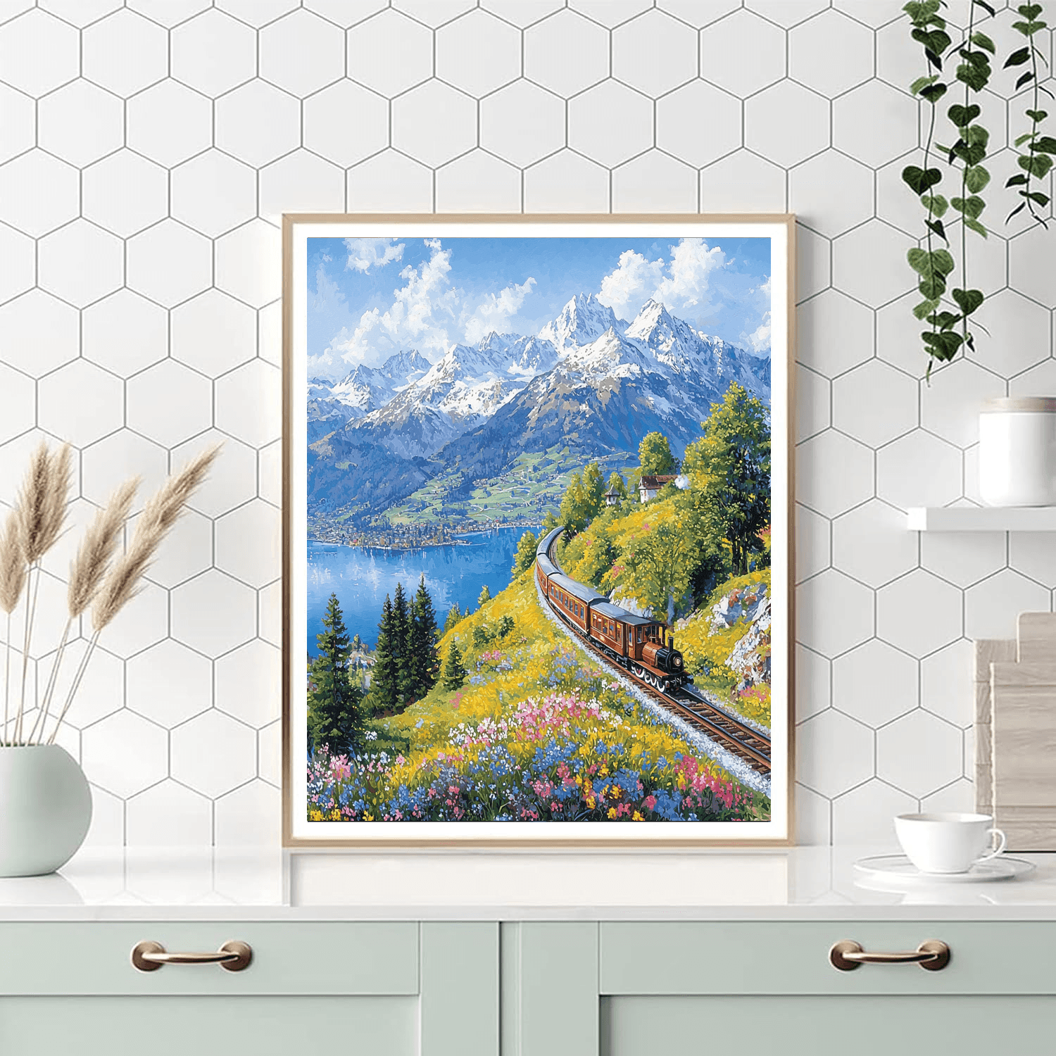Mount Rigi - Lucerne Paint By Numbers Kits