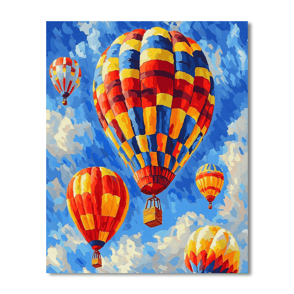 Matisse Inspired Ethereal Skyways  Paint By Numbers Art