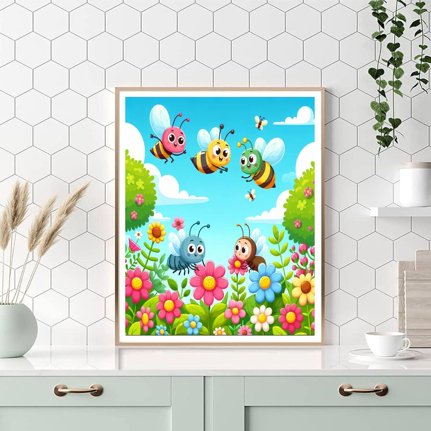 Wonderful World Of Bugs Paint By Numbers