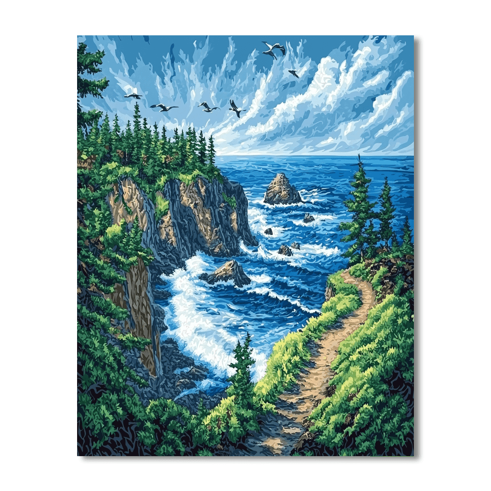 Vancouver Island's Wild Pacific Trail Paint By Numbers Kits