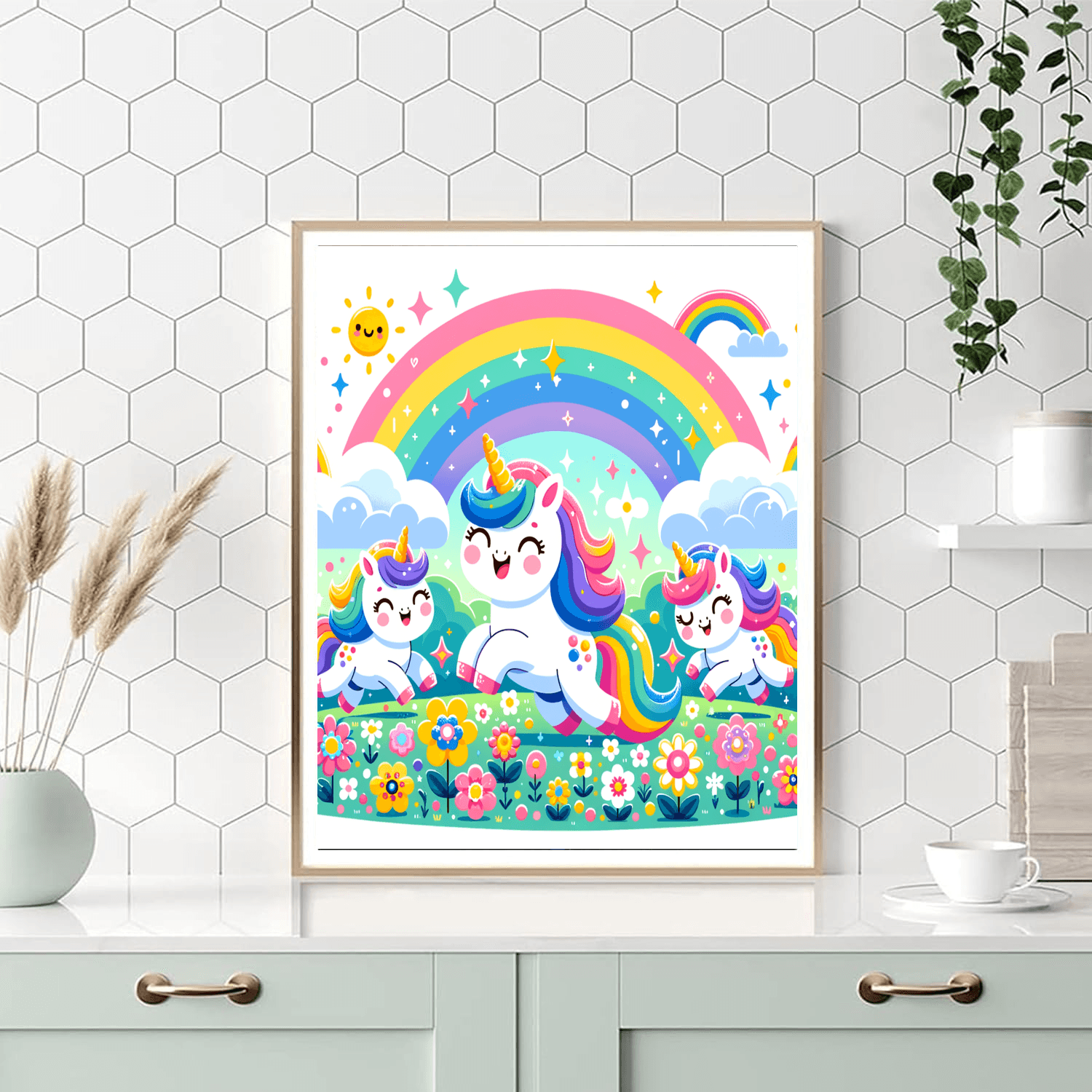 Fantasy Unicorn Adventure Painting By Numbers Kit