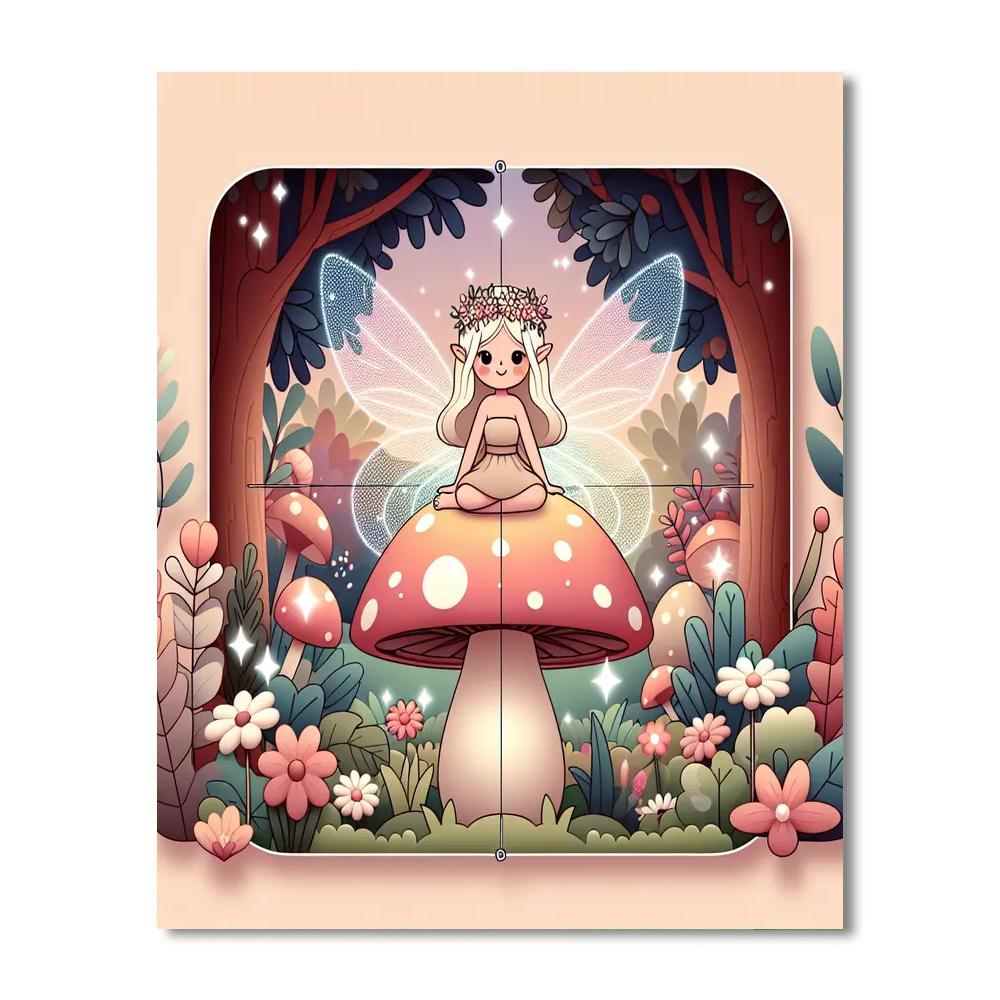 Magical Forest Fairy Tale Paint By Numbers