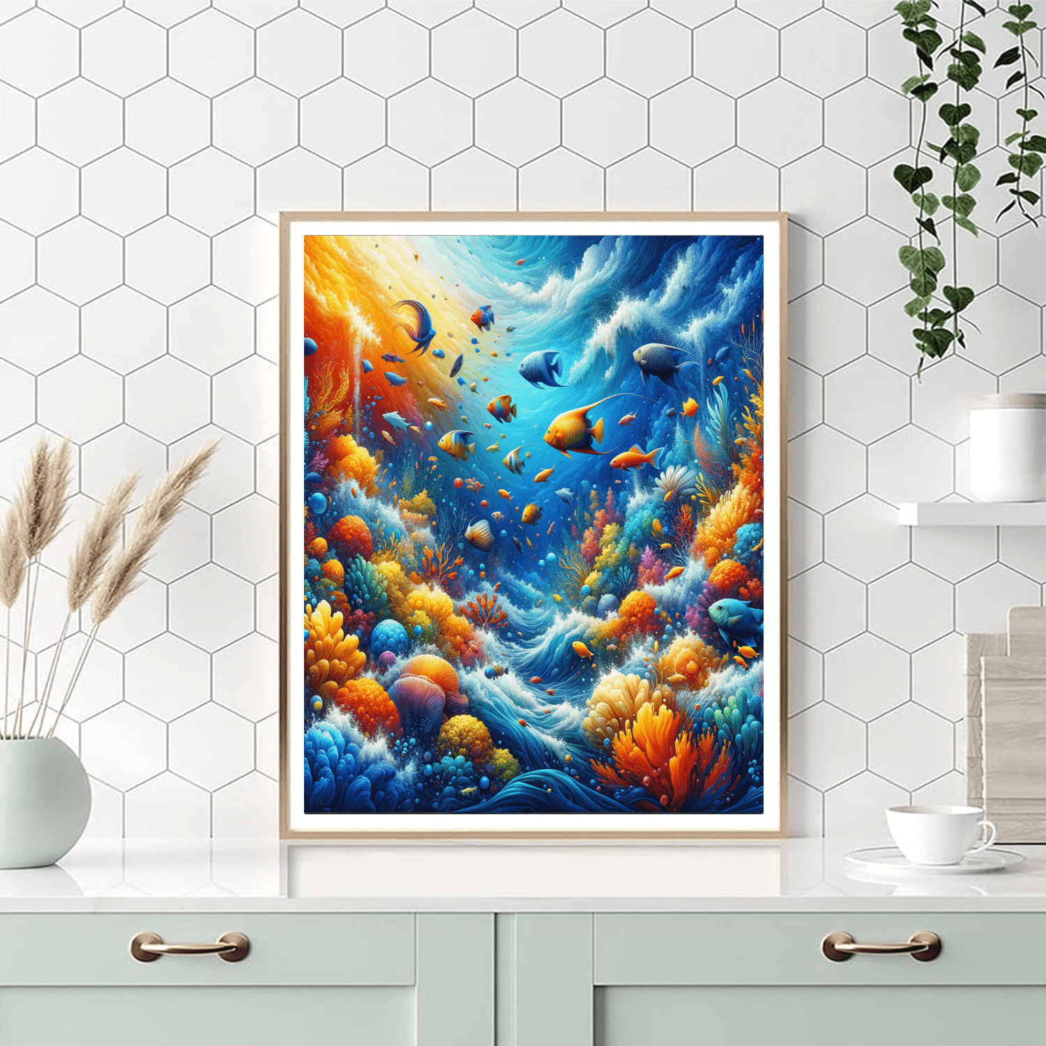 Mysterious Underwater World Numbered Painting Kits