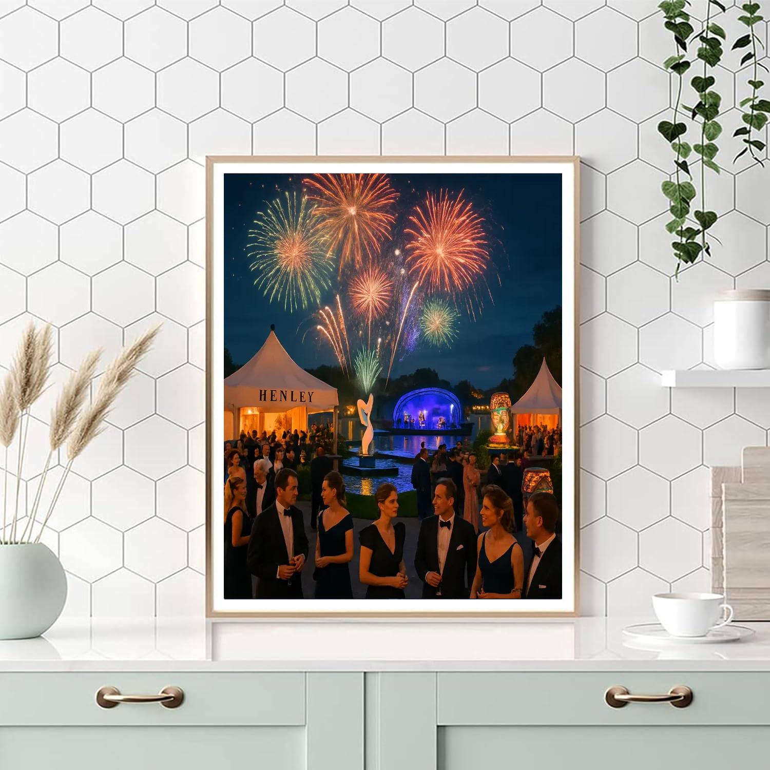 Henley Festival - Henley-on-thames, England Painting Number Kit
