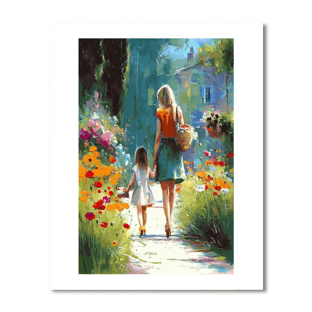 A Walk In The Garden Paint By Number