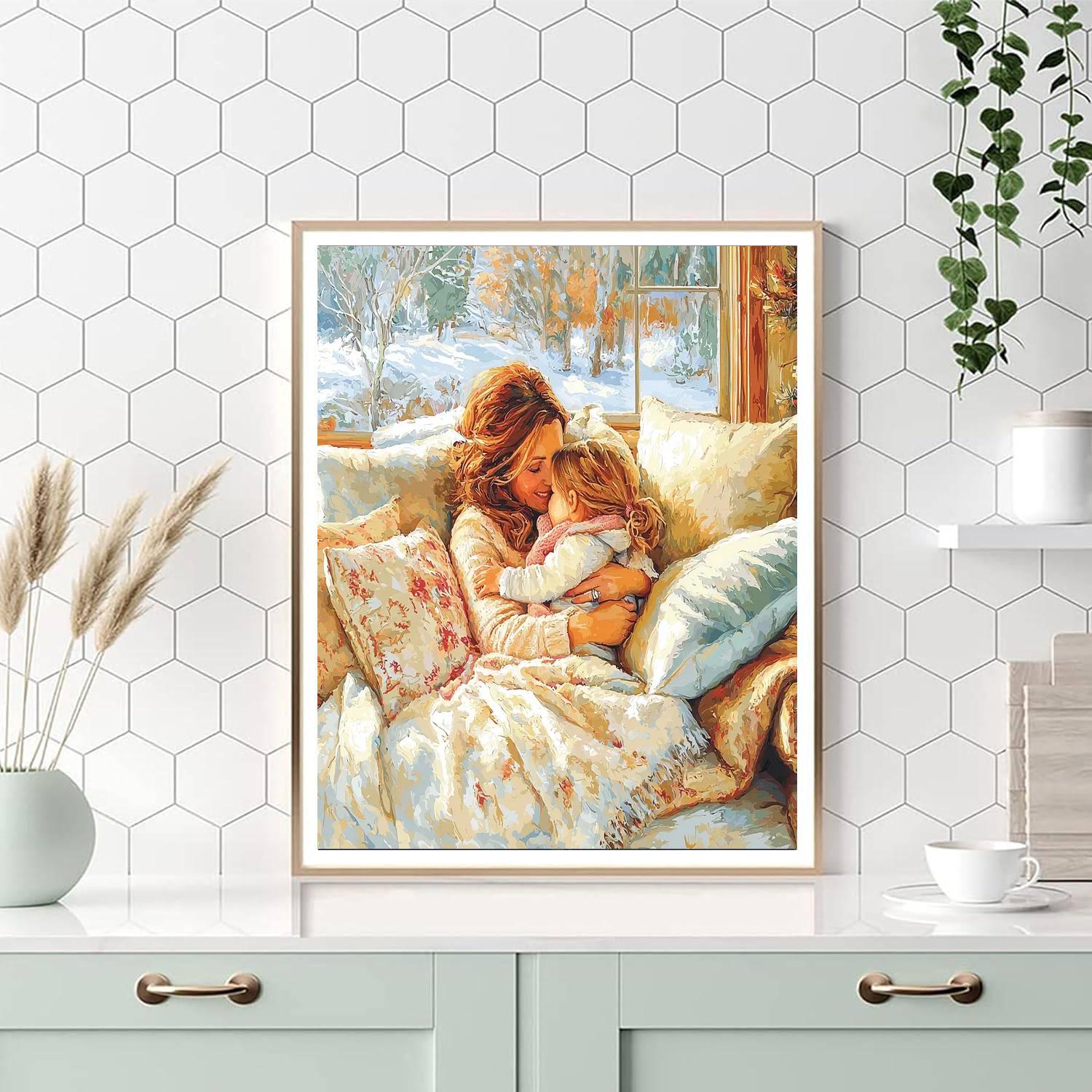 A Cozy Cuddle Paint By Numbers