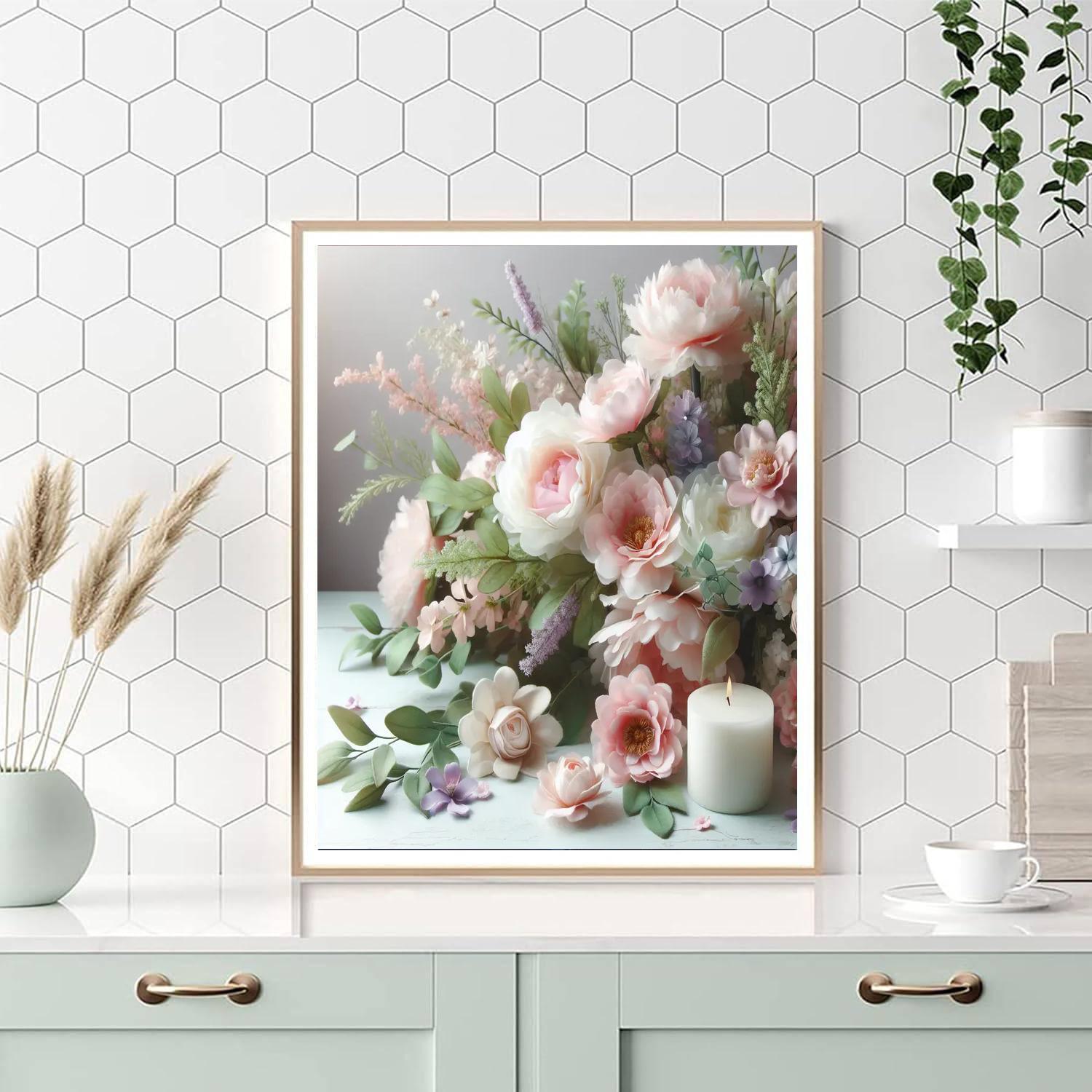 Serene Floral Bliss Paint By Numbers