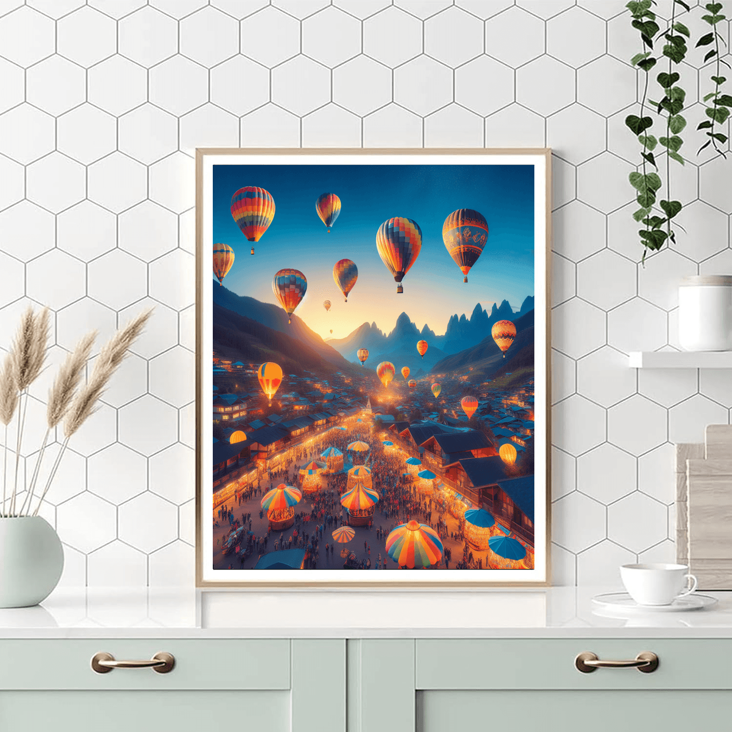 Snowmass Balloon Festival DIY Paint By Numbers