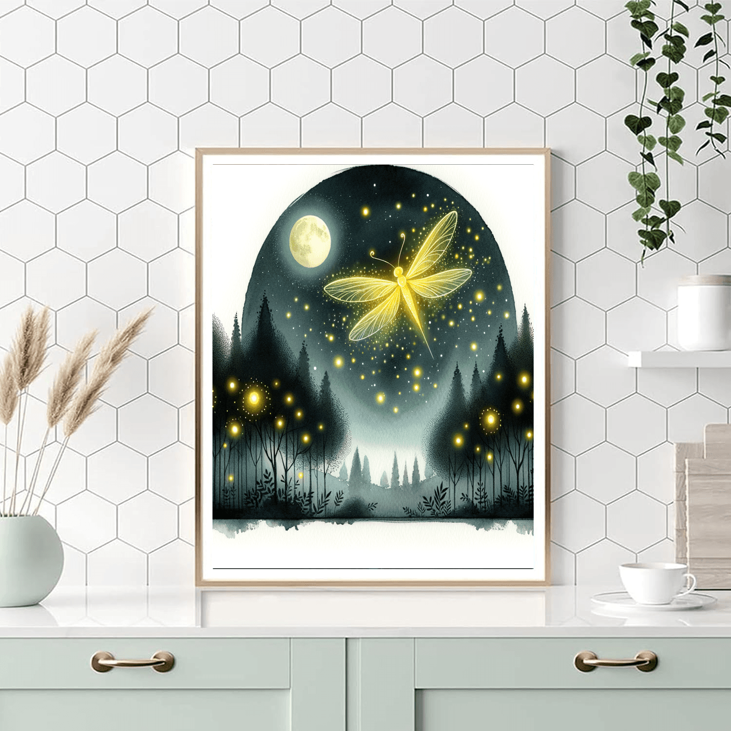 Glowing Firefly - DIY Painting By Numbers Kit