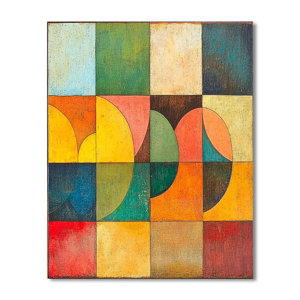 Paul Klee Inspired Childlike Wonders  Number Painting