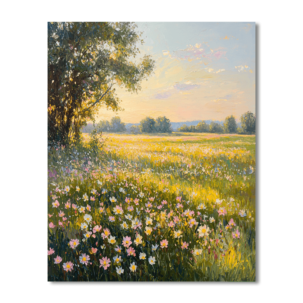 Claude Monet Inspired Elysian Fields  Painting By Numbers Kit
