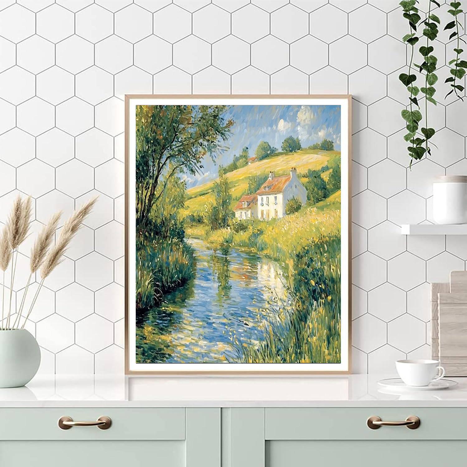 Pierre-Auguste Renoir Inspired Pastoral Scenes Of Renoir  DIY Paint By Numbers