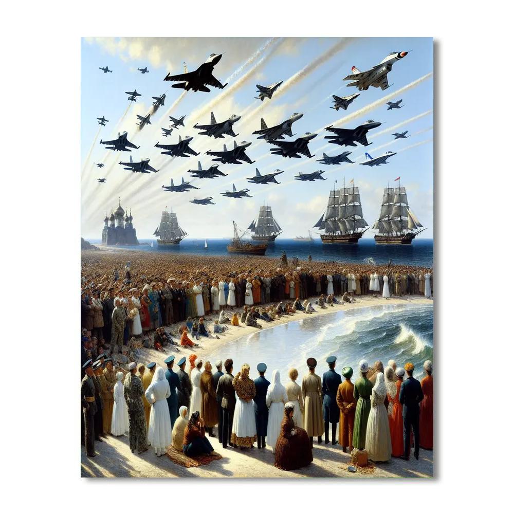 Jersey International Air Display Paint By Number