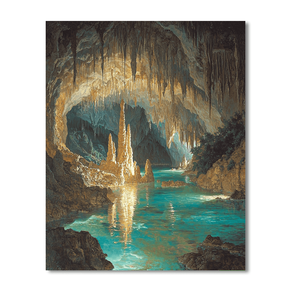 Crystal Caves - Bermuda Paint By Numbers