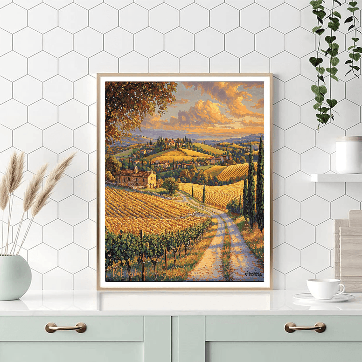 Tuscany Countryside Numbered Painting Kits