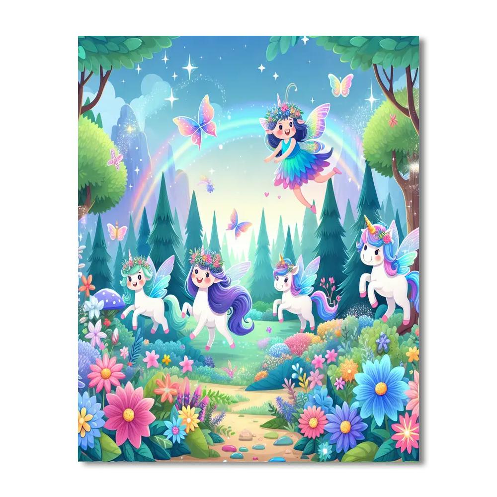 My Magical Forest Paint By Numbers Kits