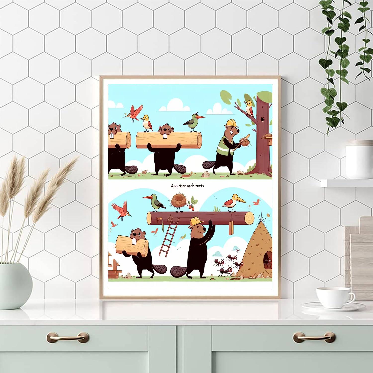 Nature's Little Architects Painting By Numbers Kit