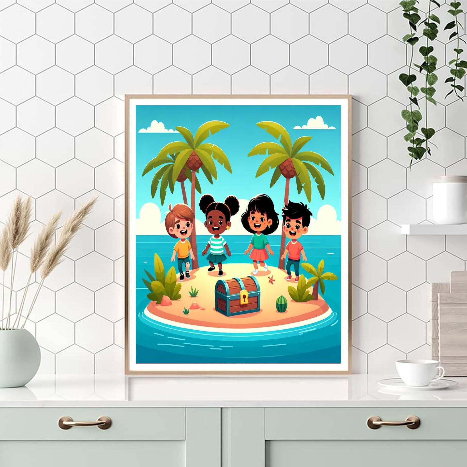 Treasure Island Tides Painting Number Kit