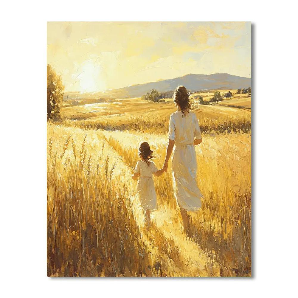 Whispering Fields Of Gold Paint By Color