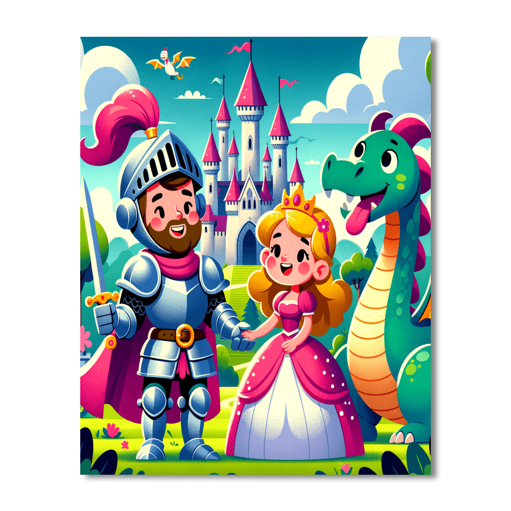 Whimsical Fairytale Adventure Painting By Numbers Kit