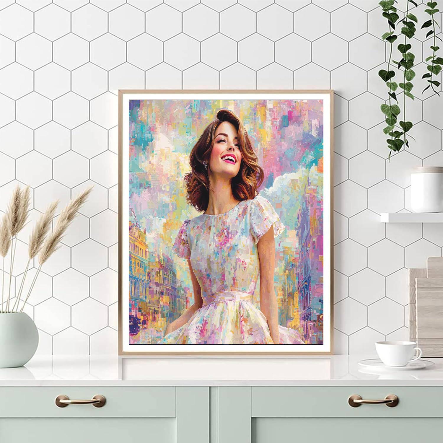 Emma Stone: A La La Land Of Dreams Numbered Painting Kits